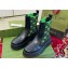 Gucci Heel 4.5cm Women/Men ankle boots with GG jersey Black/Green 2024
