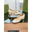 Gucci Heel 5.5cm Women's Horsebit pumps with Strap patent leather White 2024