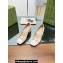 Gucci Heel 5.5cm Women's Horsebit pumps with Strap patent leather White 2024