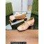 Gucci Heel 5.5cm Women's Horsebit pumps with Strap patent leather Nude Pink 2024