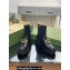 Gucci Heel 6cm Women's GG and Crystal ankle boots Black 2024