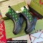 Gucci Heel 4.5cm Women/Men ankle boots with GG jersey Black/Green 2024