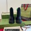 Gucci Heel 4.5cm Women/Men ankle boots with GG jersey Black/Green 2024