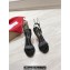 Christian Louboutin Heel 8.5cm Ginko Girl 85 leather and gold-tone Sandals in Patent Leather Black 2024