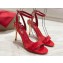 Christian Louboutin Heel 8.5cm Ginko Girl 85 leather and gold-tone Sandals in Patent Leather Red 2024
