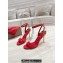 Christian Louboutin Heel 8.5cm Ginko Girl 85 leather and gold-tone Sandals in Patent Leather Red 2024