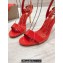 Christian Louboutin Heel 8.5cm Ginko Girl 85 leather and gold-tone Sandals in Patent Leather Red 2024