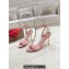 Christian Louboutin Heel 8.5cm Ginko Girl 85 leather and gold-tone Sandals in Patent Leather Pink 2024