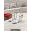 Christian Louboutin Heel 8.5cm Ginko Girl 85 leather and gold-tone Sandals in Patent Leather White 2024
