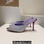 Christian Louboutin Heel 8.5cm/10cm Me Dolly Mules in Crystal Lilac 2024