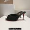 Christian Louboutin Heel 8.5cm/10cm Me Dolly Mules in Crystal Black 2024
