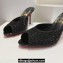 Christian Louboutin Heel 8.5cm/10cm Me Dolly Mules in Crystal Black 2024