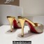Christian Louboutin Heel 8.5cm/10cm Me Dolly Mules in Crystal Gold 2024