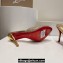 Christian Louboutin Heel 8.5cm/10cm Me Dolly Mules in Crystal Gold 2024