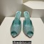 Christian Louboutin Heel 8.5cm/10cm Me Dolly Mules in Crystal Green 2024