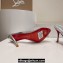 Christian Louboutin Heel 8.5cm/10cm Me Dolly Mules in Crystal Silver 2024
