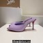 Christian Louboutin Heel 8.5cm/10cm Me Dolly Mules in Patent leather Lilac 2024