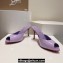 Christian Louboutin Heel 8.5cm/10cm Me Dolly Mules in Patent leather Lilac 2024