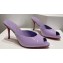 Christian Louboutin Heel 8.5cm/10cm Me Dolly Mules in Patent leather Lilac 2024