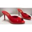 Christian Louboutin Heel 8.5cm/10cm Me Dolly Mules in Patent leather Red 2024