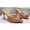 Christian Louboutin Heel 8.5cm/10cm Me Dolly Mules in Patent leather Nude 2024