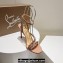 Christian Louboutin Heel 10cm Mafaldina Spikes Leather Sandals Nude 2024