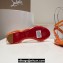 Christian Louboutin Heel 1.5cm Mafaldina Spikes Leather Sandals Orange 2024
