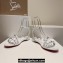 Christian Louboutin Heel 1.5cm Mafaldina Spikes Leather Sandals White 2024