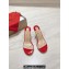 Christian Louboutin Heel 10cm Just Nothing Mules in Patent leather Red and TPU 2024