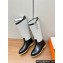 Hermes Honey boots in calfskin and canvas 2024