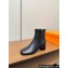 Hermes Heel 4.5cm Imperial 50 ankle boots in calfskin Black 2024