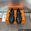 Hermes Heel 4.5cm Hoxton oxford Mary Jane shoes in glazed calfskin Black 2024