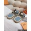 Hermes Antigua espadrilles in Epsom Calfskin Baby Blue 2024