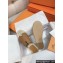 Hermes Antigua espadrilles in Epsom Calfskin Brown 2024