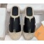 Hermes Antigua espadrilles in Epsom Calfskin Black 2024
