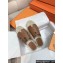Hermes Antigua espadrilles in Calfskin Brown 01 2024