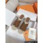 Hermes Antigua espadrilles in Calfskin Brown 01 2024
