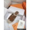 Hermes Antigua espadrilles in Calfskin Brown 01 2024