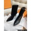 Hermes Heel 9cm Hanae ankle boots in Suede Goatskin Calfskin Black 2024