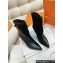 Hermes Heel 9cm Hanae ankle boots in Suede Goatskin Calfskin Black 2024