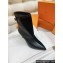 Hermes Heel 9cm Hanae ankle boots in Suede Goatskin Calfskin Black 2024