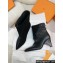 Hermes Heel 9cm Hanae ankle boots in Suede Goatskin Calfskin Black 2024