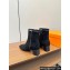 Hermes Heel 4.5cm Hommage ankle boots in Suede calfskin Black 2024
