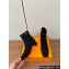 Hermes Heel 4.5cm Hommage ankle boots in Suede calfskin Black 2024