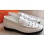 Hermes Kennedy loafers in supple calfskin White with "H" cut-out detail 2024