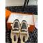 Hermes Oz mules in suede goatskin Black with shearling lining 2024