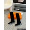 Hermes Heel 4.5cm Horse boots in suede calfskin Black 2024