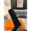 Hermes Heel 4.5cm Horse boots in suede calfskin Black 2024