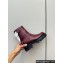 Hermes Heel 4.5cm Jaimy ankle boots in calfskin Burgundy 2024
