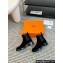 Hermes Heel 4.5cm Findlay ankle boots in Suede Goatskin Black 2024